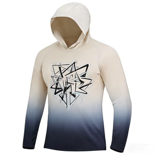 Sudadera con Capucha Estampada y Protección UV, Unisex, Personalizable, para Pesca, Deportes al Aire Libre, Estadio, Excelente Regalo, Suministro al por Mayor - Product Image 3