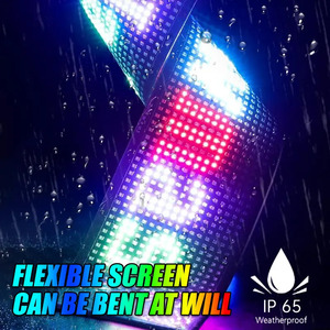 สติ๊กเกอร์ไฟตาปีศาจสำหรับรถยนต์แบบบางพิเศษ พร้อมหน้าจอแสดงข้อมูลเปลี่ยนแปลงได้ผ่านแอปมือถือ ไฟ LED สำหรับรถบรรทุก - Product Image 6