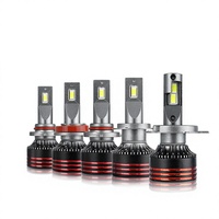 Ampoules de phares LED H4 H7 9005 9006 12000LM 6500K CSP Chips Canbus Ready Kit de conversion de phares de voiture