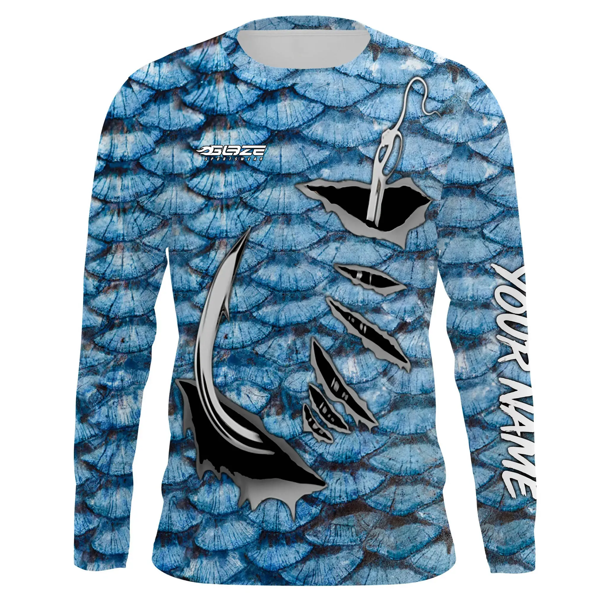 2024 nueva colección UV protección solar camisas de pesca logotipo personalizado estirable transpirable pesca Jersey proveedor