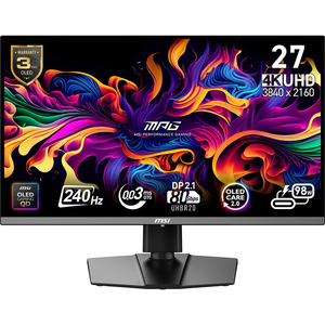 Msi MPG 272urx QD-OLED 27 "240Hz QD-OLED UHD chơi game màn hình máy tính eSports TYPE-C 98W 3840x2160 (4K) - Product Image 1
