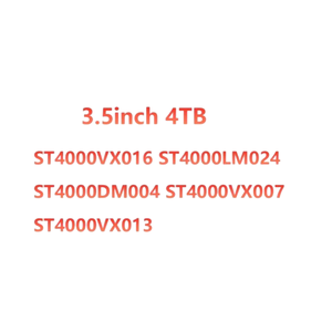 Nouveaux disques durs de 4 To 3,5 pouces 5400 tr/min 256 Mo Surveillance Modèles SATA ST4000VX016 ST4000LM024 ST4000DM004 <span class=keywords><strong>ST4000VX007</strong></span> - Product Image 2