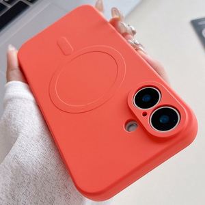 Funda de teléfono de silicona líquida colorida para iPhone 16 Pro Max 15 Plus 14 12 13 11 Pro X XS Max 7 Cubierta de TPU magnética de carga inalámbrica - Product Image 6