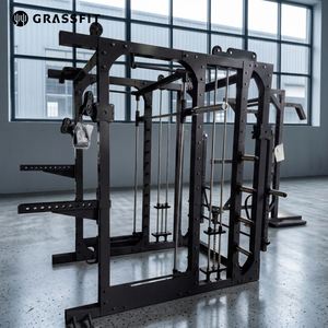 GRASSFIT – Équipement de fitness multifonctionnel en acier pour usage commercial en salle de sport : Machine Smith, Power Rack et <span class=keywords><strong>Crossover</strong></span> Cable - Product Image 2