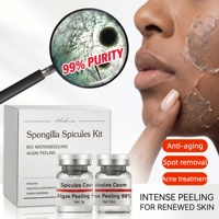 Kit de peeling éclaircissant naturel à 99 % d'algues pour le mélasma, soin hydratant régénérant aux algues marines pour les éruptions cutanées et le resserrement des pores