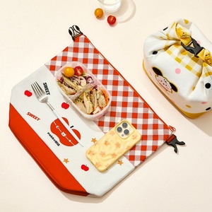 Support OEM Large Capacity <b>Lunch</b> <b>Box</b> Bag Cute Animal Picnic Handbag for School Portable Food Cooler Bags <b>Insulated</b> Rice Bag - Product Image 3