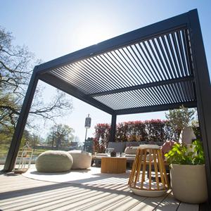 Pergola moderne d'extérieur imperméable en aluminium LWP-001 - Product Image 2