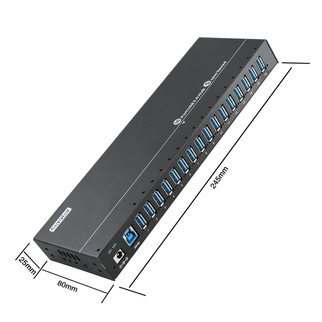 A-316 Sipolar 16 Port Usb 3.0 Hub 120W Power Bank Charging Station Mobile Phone Charger