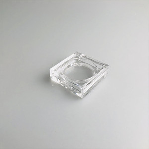 Envase Cosmético Transparente de Plástico de 5g con Logotipo Personalizado de Fábrica, Mini Contenedor Individual para Rubor - Product Image 3