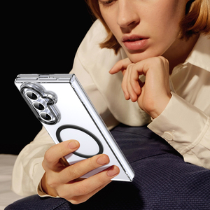 Étui de téléphone pliable magnétique électroplaqué Ice Sensation, anti-empreintes digitales, antichoc, housse de protection pour la série <span class=keywords><strong>Galaxy</strong></span> Z Flip - Product Image 6
