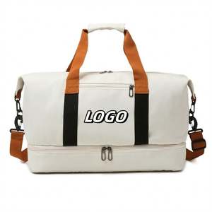 Bolsa de Deporte de Nailon de Gran Capacidad con Logotipo Personalizado 2024, Impermeable, con Separación para Seco y Húmedo, Bolsa de Viaje para Mujer, Bolsa de Gimnasio para Fin de Semana - Product Image 1