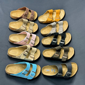 Sandales plates décontractées en PU style Birkenstock, grandes tailles, tendance - Nouveauté Birkenstock - Product Image 3