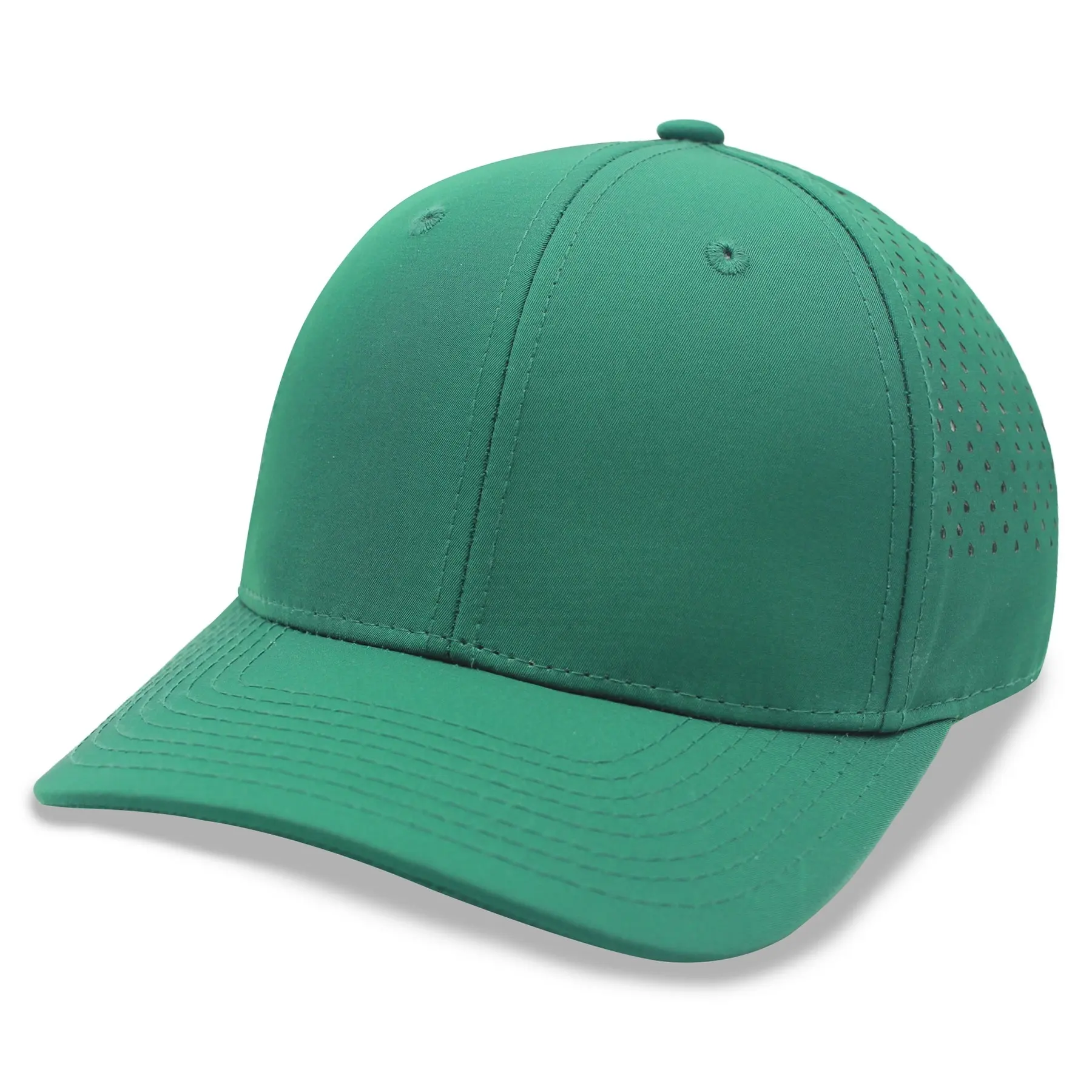 Chapéu de malha personalizado para homens, boné de caminhoneiro country atlético premium com corte a laser em tecido de cor sólida, chapéu de venda imperdível