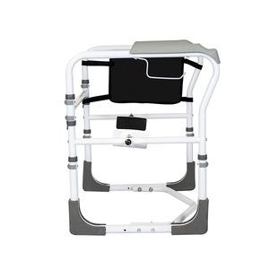 Barres d'appui pliantes pour siège de toilette LQX-050032 avec pince, capacité 250 kg, antidérapantes, pour personnes âgées, équipement de sécurité pour salle de bain - Product Image 1