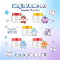 Nouvelle Arrivée Jeu de Société Magic Shake Jar Surprise Blind Box Poupée Mignonne Aléatoire Extensible à l'Eau pour Cadeau de Fête Enfant