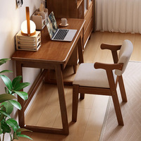 Bureau en bois massif simple et moderne minimaliste, table étroite de 45 cm de large pour petit appartement, étudiant, maison, étude, chambre, ordinateur, bureau