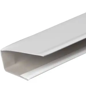 Aluminum "J" Moulding - 1/2" X 12' - White For Canada Market