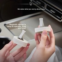Diffuseur d'arômes magnétique pour voiture, clip de ventilation, pierre aromatique en gypse, diffuseur d'huiles essentielles longue durée, éliminateur d'odeurs, vente en gros, personnalisable