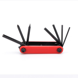 Juego de llaves Allen plegables de acero 7 en 1 Yueli Multi Tool para reparación de automóviles y bicicletas - Product Image 3