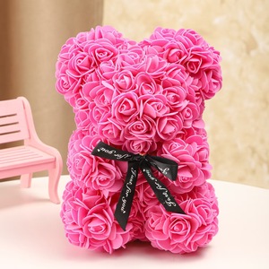 <span class=keywords><strong>P</strong></span>-2 25Cm Kunstmatige Teddyroos Beer Met Led Met Heldere Geschenkdoos Voor Valentijnsdag Cadeau - Product Image 5