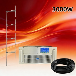 Émetteur FM haut de gamme HP-FM 3KW (3000W) + Antenne : Refroidissement intelligent pour les spectacles sur scène et la <span class=keywords><strong>communication</strong></span> mobile - Product Image 1