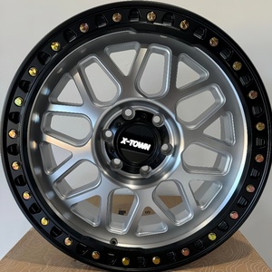 Jantes en alliage forgées tout-terrain personnalisées de 17, 18, 19, 20, 22, 24 pouces, 6X139.7, 6X114.3, 5X127, 5X150, avec système Beadlock pour Jeep et SUV - Product Image 4