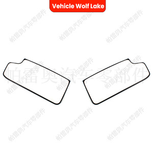 Cubierta de Lente de Espejo Retrovisor para Vehículo Wolf Lake, Repuesto de ABS Negro para GMC Sierra 1500 2500 3500 2015-2017, Pieza Interior - Product Image 4