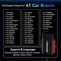 Popular Lector de Códigos de Error Automotriz KONNWEI KDIAG Bluetooth, Escáner de Diagnóstico de Automóviles con Sistema Completo y 5 Funciones de Reinicio