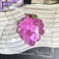 Juguete Antiestrés RXS con Forma de Uva, Juguete Sensorial Kawaii de TPE de Ascenso Lento, Unisex, para Aliviar la Ansiedad, Venta al Por Mayor
