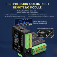 Módulo de Entrada Analógica de Alta Precisión de 24 Bits CK-8160E, 16 Canales, 4-20 mA, con Ethernet en Cascada, Modbus TCP/RTU, Módulo IO Remoto
