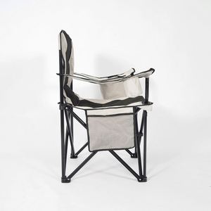 <b>Padded</b> Oversized Metal Oxford Camping <b>Chair</b> Heavy Duty <b>Folding</b> Portable Lawn <b>Chair</b> with Cooler Bag - Product Image 3