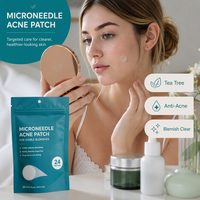 Parches de microagujas al por mayor para el acné y las espinillas con extracto de árbol de té, antiacné y antiimperfecciones para el cuidado facial de la piel.