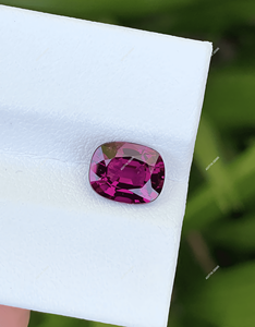 เบาะโกเมน rhodolite ธรรมชาติตัดอัญมณีหลวมได้รับการรับรองสำหรับเครื่องประดับ Making6x4mm เป็น10X14มม. สีม่วง - Product Image 2