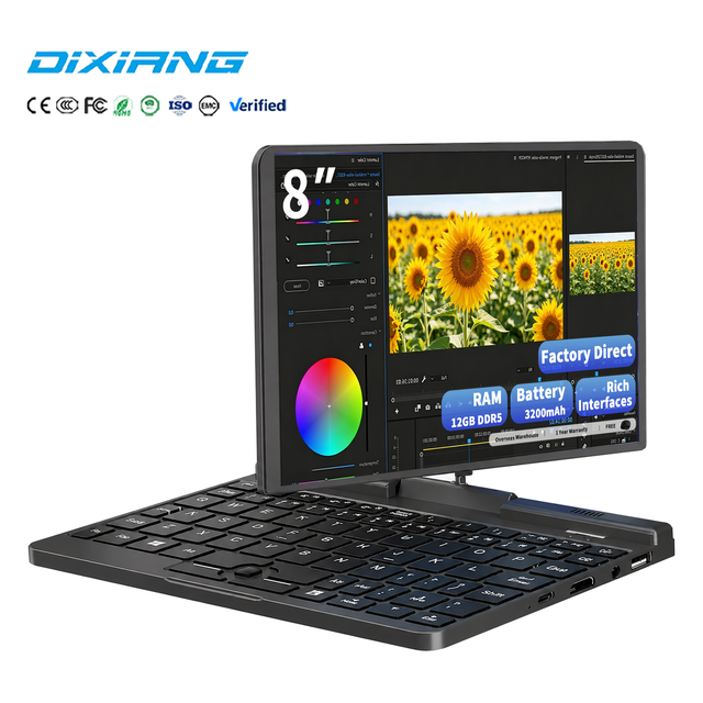 8-Inch 2-in-1 Convertible Laptop 10-Point Touch Screen Intel N95 Quad-Core 1.7GHz 12GB DDR5 RAM 512GB SSD Windows 11 Business