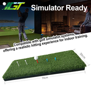 <span class=keywords><strong>Simulateur</strong></span> de <span class=keywords><strong>golf</strong></span> intérieur Tapis de frappe Réaliste Soft Tee Turf <span class=keywords><strong>Prix</strong></span> réduit - Product Image 3