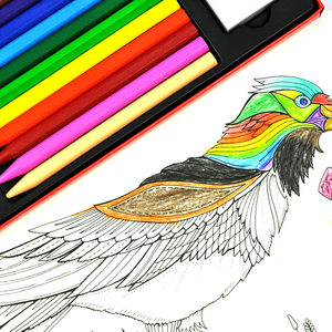 12 colori completamente utilizzati a triangolo lungo ecologico vernice impugnatura del palmo in plastica <span class=keywords><strong>pastelli</strong></span> colore matita per artista pittura - Product Image 5