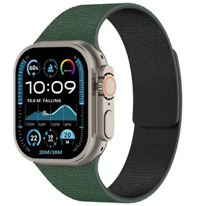 <span class=keywords><strong>Bracelet</strong></span> en silicone de la série <span class=keywords><strong>Ultra</strong></span> pour <span class=keywords><strong>Apple</strong></span> <span class=keywords><strong>Watch</strong></span> 40-46mm <span class=keywords><strong>Bracelet</strong></span> magnétique souple <span class=keywords><strong>compatible</strong></span> avec les modèles 10/9/8/7/6/5/4/se/3 ". - Product Image 3