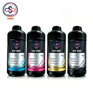 <span class=keywords><strong>Inchiostro</strong></span> UV LED rigido da 1000ml CMYKW per stampanti UV <span class=keywords><strong>Epson</strong></span> XP600 I3200 I1600 DX5 TX800, <span class=keywords><strong>inchiostro</strong></span> UV a polimerizzazione rapida - Product Image 1