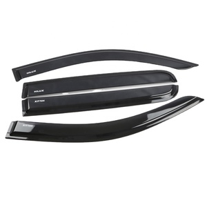 Accesorios exteriores, parasoles para ventana lateral, visera para lluvia, visera negra para Toyota Hilux <span class=keywords><strong>Vigo</strong></span> 2003-2018 - Product Image 1
