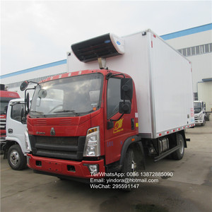 Nuevo Camión Frigorífico Sinotruk Howo, Camión de Refrigeración de 26 pies para Transporte de Pollitos, Carro de Helados con Congelador, <span class=keywords><strong>Furgoneta</strong></span> Refrigeradora - Product Image 5