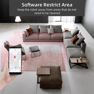<span class=keywords><strong>Robot</strong></span> aspirateur et serpillière intelligent OEM LDS Slam avec navigation intelligente, aspiration >2499Pa, batterie 1600mAh, autonomie 121-150min, bac à poussière >2L, eau chaude - Product Image 5