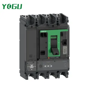 YOGU工厂直销MCCB 3p 63A 100A 125A 250A 400A 630A 800A 1250A 1600A塑壳断路器DC MCCB