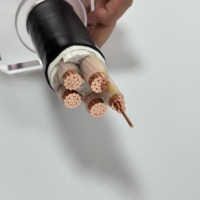 Cable de alimentación de bajo voltaje revestido de poliolefina aislado reticulado ignífugo libre de halógenos de suministro de fábrica