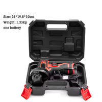 Meuleuse d'angle sans fil 21V à batterie lithium, sans balais, 3 pouces, outil portable mini, multifonctionnel industriel pour découpe et polissage DIY