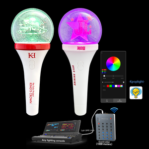 แท่งไฟเชียร์วง K-pop แบบมีโลโก้ตามสั่งอย่างเป็นทางการ อุปกรณ์เชียร์คอนเสิร์ตแบบ LED  แท่งไฟ <span class=keywords><strong>Kpop</strong></span> - Product Image 4