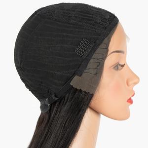 Peluca de cabello humano virgen con encaje frontal para mujeres negras, pelo ondulado de 18 a 24 pulgadas Hd suizo transparente, mezcla de pelo con pelo de bebé - Product Image 6