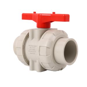 Шариковый клапан PPH высокого качества, шаровые краны, шаровые краны с двойным соединением, пластиковые шаровые краны для воды - Product Image 1