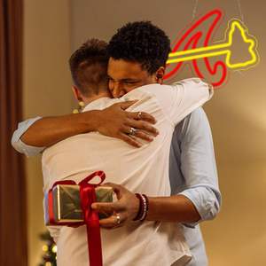 Letrero LED de neón de los Braves de la MLB, ideal para dormitorio, sala de juegos, bar, dormitorio universitario, oficina, decoración de pared, regalo - Product Image 5