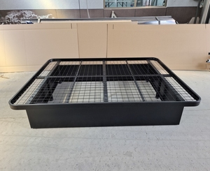 Mỹ Canada Hot Bán khách sạn nền tảng GIƯỜNG KHUNG vua nữ hoàng đầy đủ XL thép sắt lưới nền tảng giường cơ sở - Product Image 1