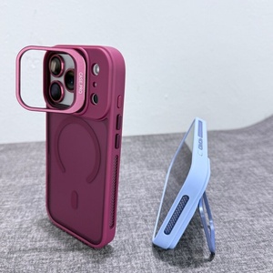 เคสโทรศัพท์แม่เหล็กแบบด้านหรูหรา ระบายความร้อนได้ดี สำหรับ iPhone 18 13 14 15 16 17 Pro Max พร้อมฝาครอบป้องกันเลนส์ - Product Image 6